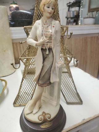 Giuseppe Armani Florence Doctor Statue Made In Italy