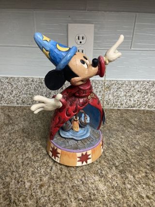 Disney Jim Shore Mickey Mouse Fantasia Sorcerer 