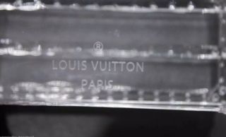 Louis Vuitton Crystal Glass Steamer Trunk Paper Weight 5