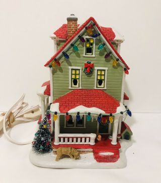 Dept 56 A Christmas Story Village The Bumpus House Retired No Box 2007