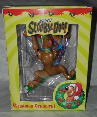 Trevco 1999 Cartoon Network Scooby - Doo Skiing Collectible Christmas Ornament