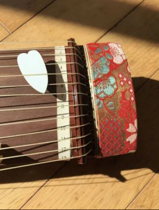 Koto portable Japanese stringed musical instrument acoustic harp 13strings zen 2