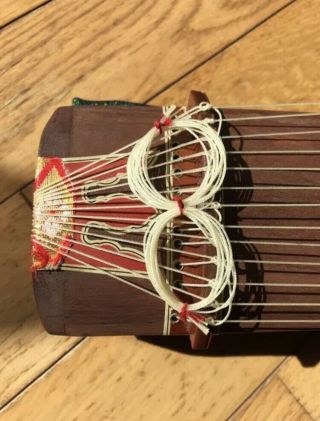 Koto portable Japanese stringed musical instrument acoustic harp 13strings zen 3