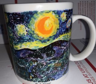 Chaleur Master Impressionists Vincent Van Gogh The Starry Night Coffee Cup Mug
