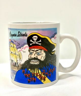 Vtg Portland Maine Coffee Tea Mug Pirate Ship - Pemaquid Point American Gift