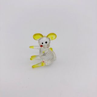 Vtg Clear Plastic Lucite Miniature Animals Menagerie Hong Kong Elephant Cat A138 2