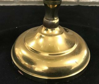 MCM Vintage Fenton Brass Opalescent Coin Dot Scale Of Justice Balance Beam 3
