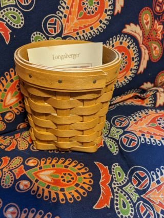 Vintage Longaberger Pen Pal Basket 17991