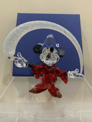 Swarovski Crystal Disney - Sorcerer Mickey Mouse Limited Edition - 5004740 Rare