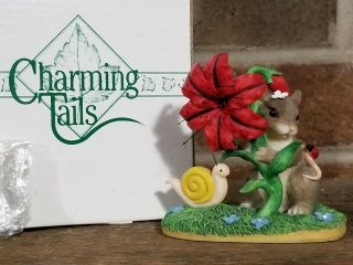 Charming Tails - Peek A Boo In The Posies - 98/200 - Box - Fitz & Floyd