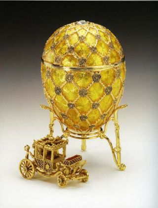 Authentic Fabergé Coronation Egg With Carriage