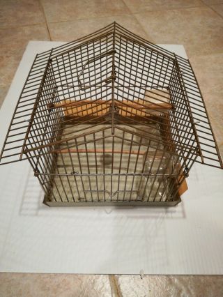 Vintage Hanging Bird Cage 8 