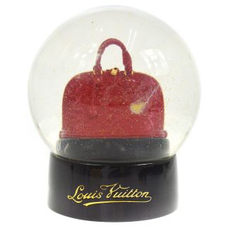 Louis Vuitton Snow Globe Dome Object Alma Novelty Red Glass Authentic Ak31640c