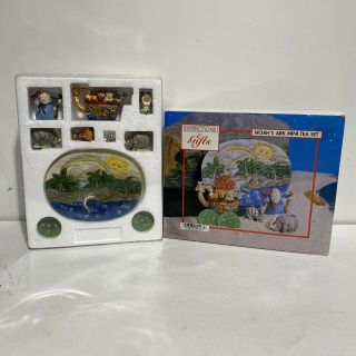 Distinctions In Gifts 10 Pc Noah’s Ark Miniature/mini Resin Tea Set Gr2111