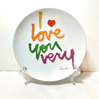 Sister Mary Corita Kent I Love You Very Collectible Plate - Low No.  862 Hackett