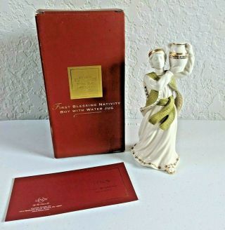 Lenox First Blessing Boy With Water Jug Nativity Figurine