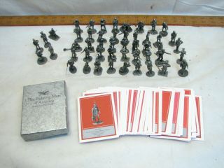 Franklin The Fighting Men Of The American Revolution Pewter Figurines 1980s