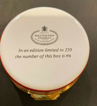 Halcyon Days Enamels Sherlock Holmes box Limited Edition 156 of 250 4