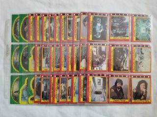 Alien Movie Trading Cards Complete Set 84 Base,  All 22 Stickers 1979 Topps