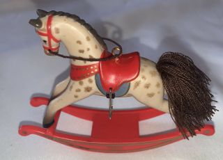 Hallmark Christmas Ornament 1981 Rocking Horse 1st In Series
