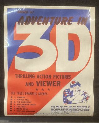 Adventure In 3d 1950’s Pack Action Pictures And Viewer