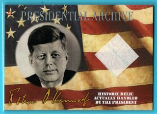 2020 A Word From Potus John F.  Kennedy Presidential Archive Relic