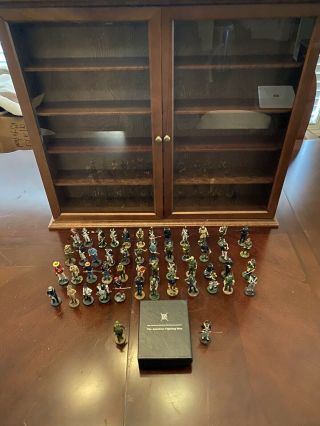 The Fighting Men Of The American Revolution,  Franklin With 50 Figurines &