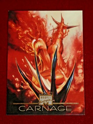 1996 Marvel Masterpieces Single Card - Carnage - Card 81