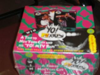 1991 Pro Set Yo Mtv Raps Factory Trading Card Box Series 1 Jumbo Packs