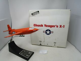 Chuck Yeager Signed Bell X - 1 Rocket Research Plane Model The Danbury 1:32