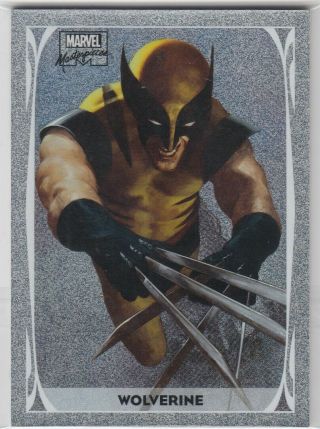 2020 Marvel Masterpieces Wolverine Limited Edition Holofoil 10 Of 20