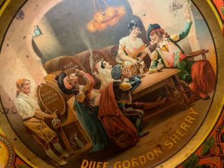 1905 DUFF GORDON SHERRY Advertising Vienna Art Plate 