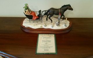 Lowell Davis,  " What Rat Race? ",  Ltd Ed,  Horse And Carriage Figurine