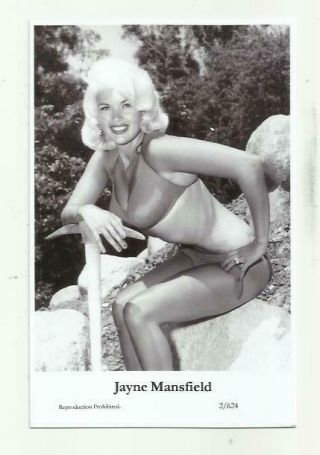N792) Jayne Mansfield Swiftsure (2/624))  Photo Postcard Film Star Pin Up