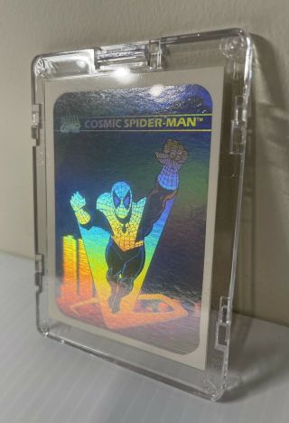 1990 Marvel Series 1 Cosmic Spider Man Hologram Mh1