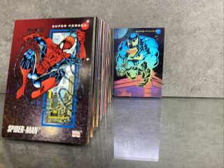 1992 Impel Marvel Universe Series 3 200 Card Complete Set,  Venom Holo