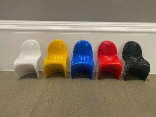 Vitra Miniature Panton Chairs By Verner Panton Set Of 5