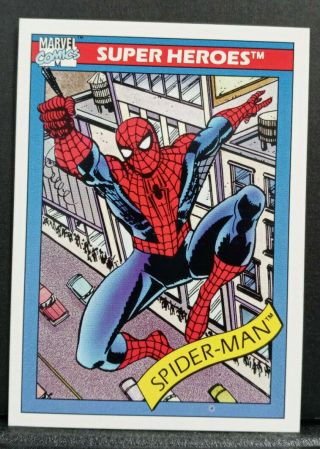 Spider Man 1990 Marvel Universe Heroes Card 29 Psa Ready