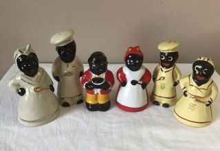 Vintage Trio Collectible Salt And Pepper Shakers