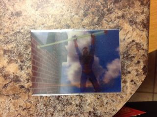 1996 Marvel Motion Trading Cards 3 - D Motion Promo Card 2 Of 4 Spider - Man - Rare