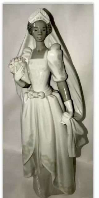 12” Lladro Porcelain Figurine 5439 The Black Bride Legacy Series Retired