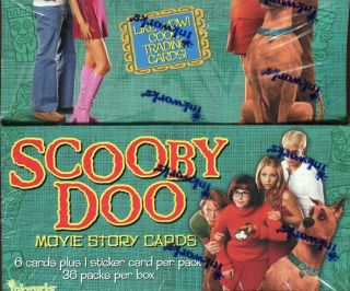 Scooby Doo Movie 1 Card Box 36 Packs Inkworks 2002