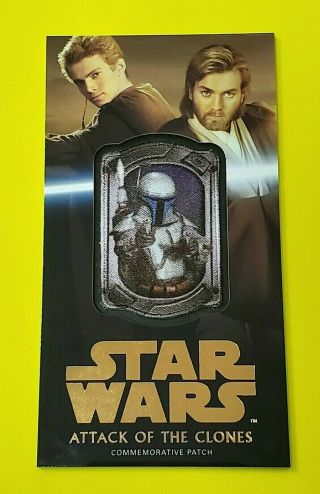 2016 Topps Star Wars Attack Of The Clones 3d Mp - 5 Jango Fett Patch 37/50