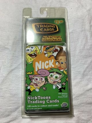 Nicktoons Trading Card Booster Packs 5 Cards Comes With 2 Packs