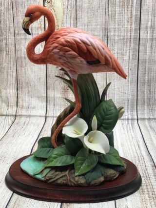 Vintage Flamingo Bird Andrea By Sadek Japan 1983 - 6953 Rare