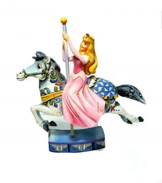 Jim Shore Disney Princess Of Sleeping Beauty Aurora Carousel Horse 4011743