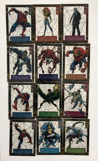 1994 Fleer Marvel Universe Suspended Animation Limited Edition 12 Cards Rare Set