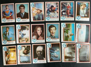 Superman The Movie Trading Card 1978 Complete Set 1 - 77
