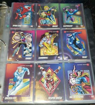 1992 Marvel Universe Series 3 Iii Complete Trading Card Base Set - 200 Cards Mcu