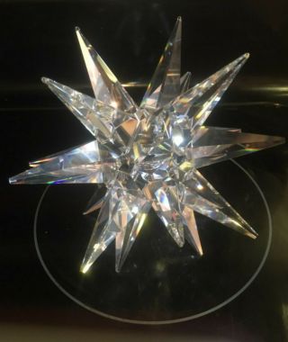 Swarovski Silver Crystal Large Star Candle Holder